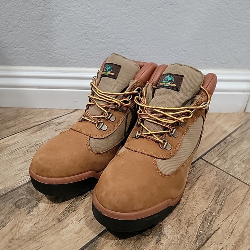 Timberland Field Boot Mens TB0A18B4 COPPER BROWN Waterproof Boots Size10 US Read
